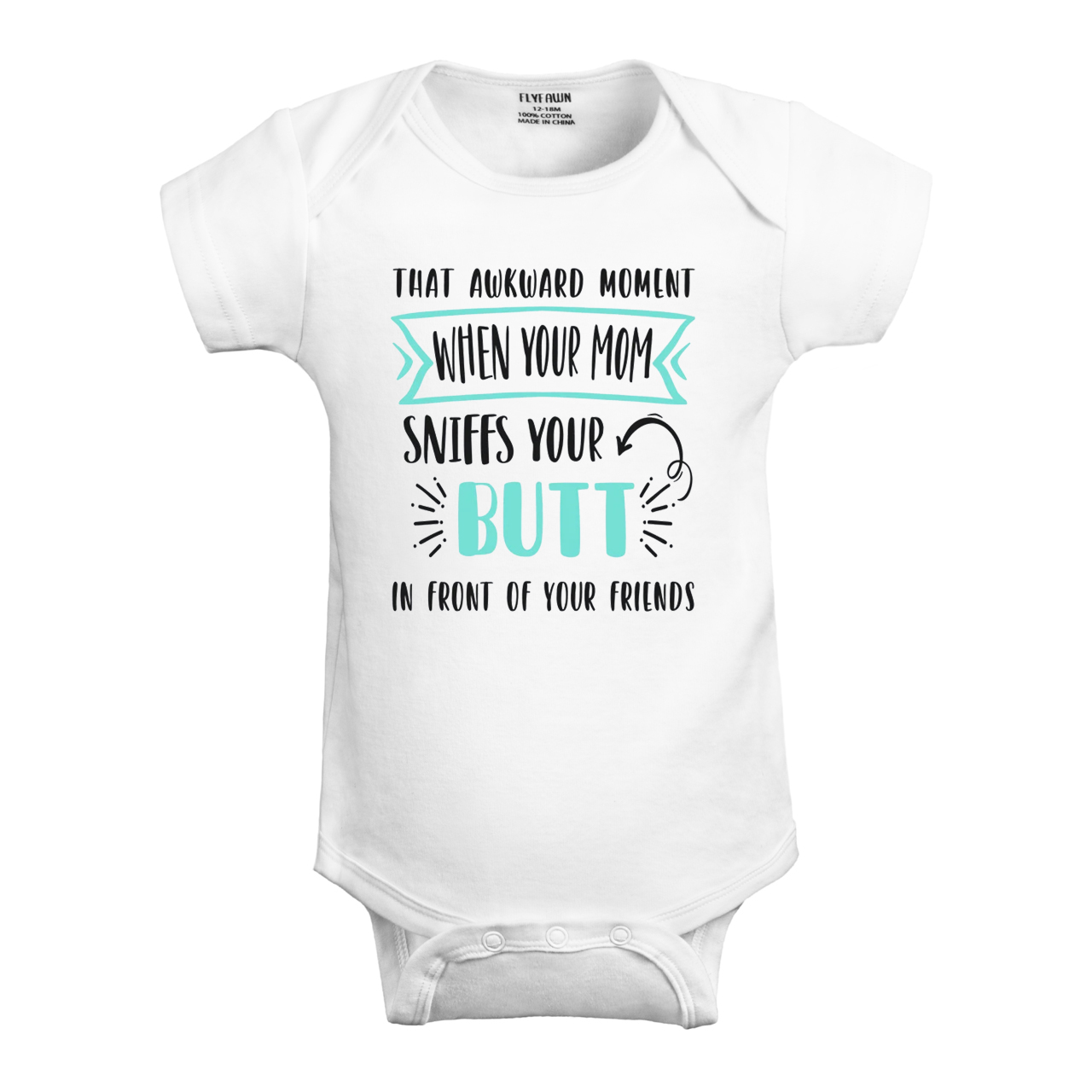 Awkward Moment Mom Sniffs Your Butt,Baby Bodysuit