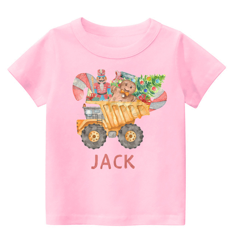 Dumptruck&Gingerbread Man Toddler Christmas Shirt