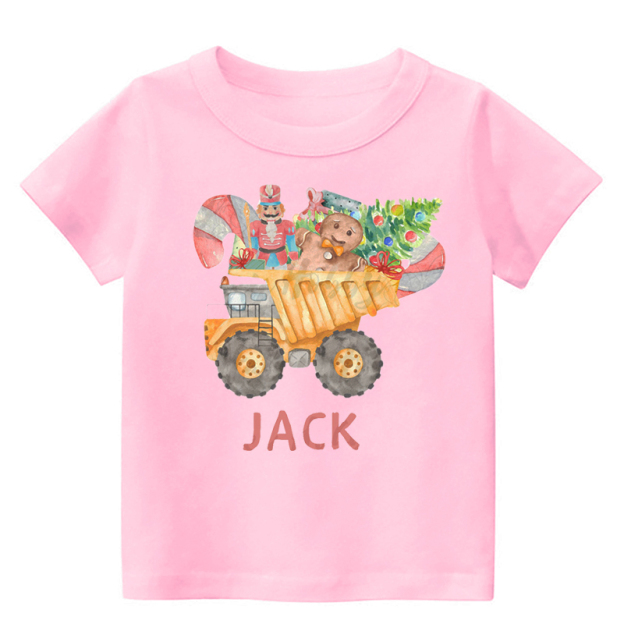 Dumptruck&Gingerbread Man Toddler Christmas Shirt