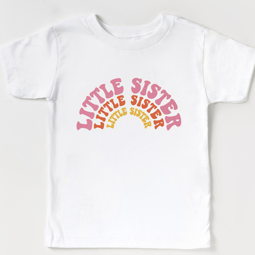 Little Sister Vintage Letter Shirt