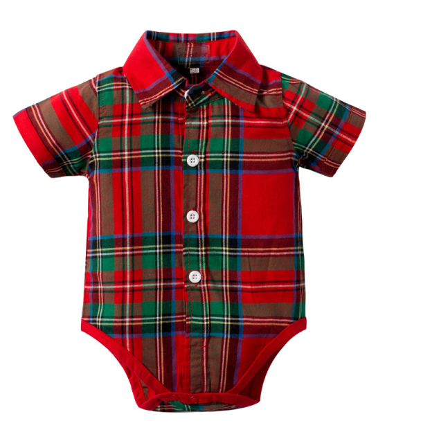 British plaid Baby Bodysuit 
