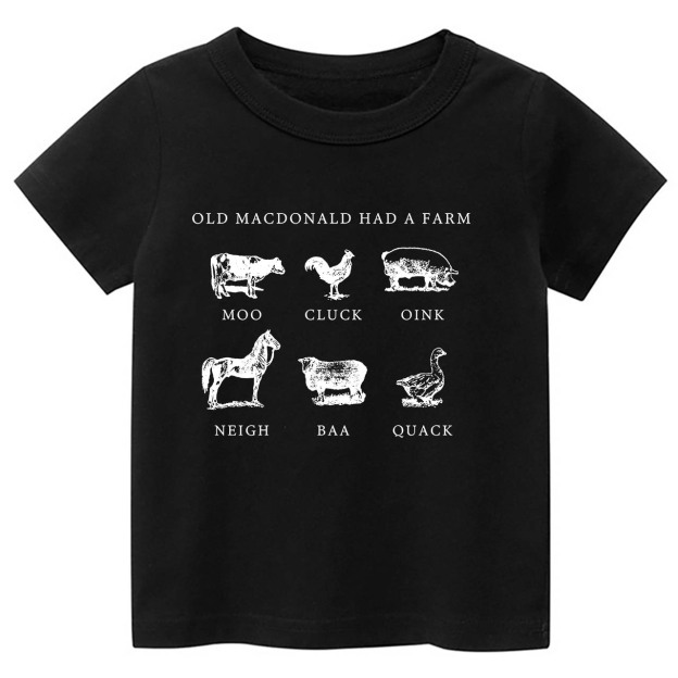 Had a Farm Kids Retro Natural T-Shirt 