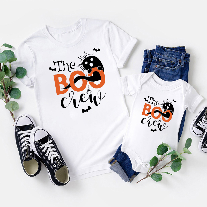 The Boo Crew Halloween Family Party Matching Shirt