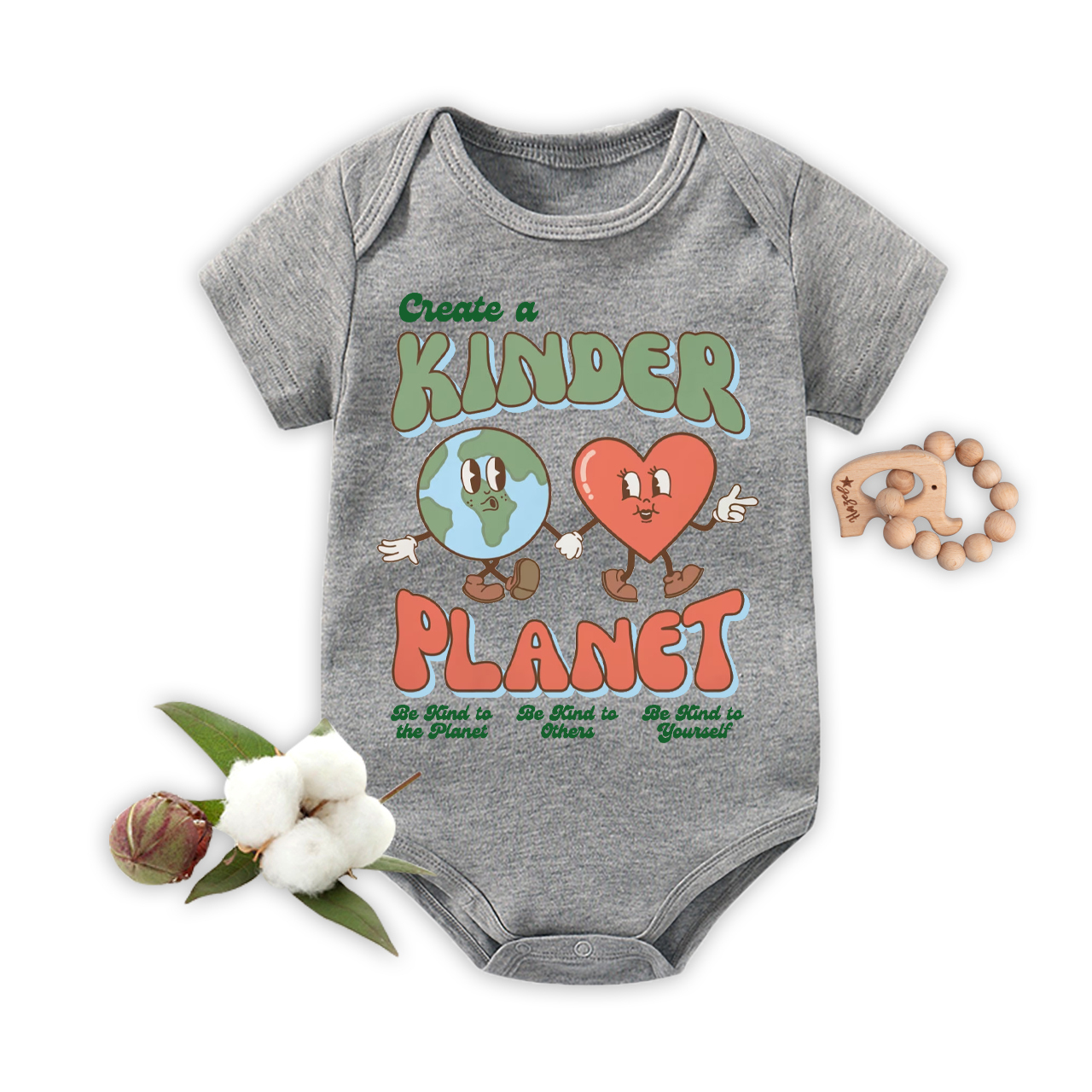 Create A Kinder Planet Earth Day Baby Bodysuit