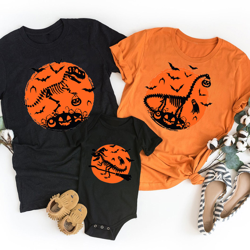 Halloween Dinosaurs Costume Family Shirts