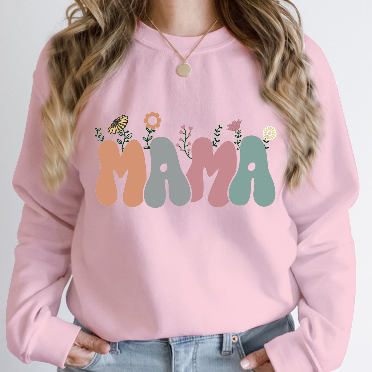 Cute Gift Florals For Mama Sweatshirt