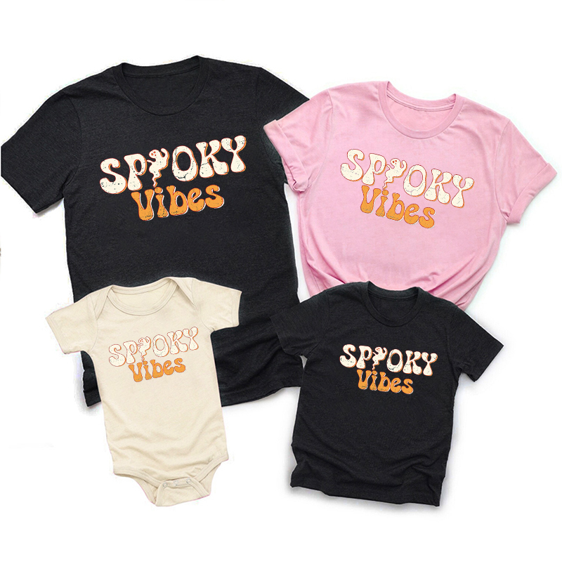 Halloween Spooky Vibes Shirt For Family