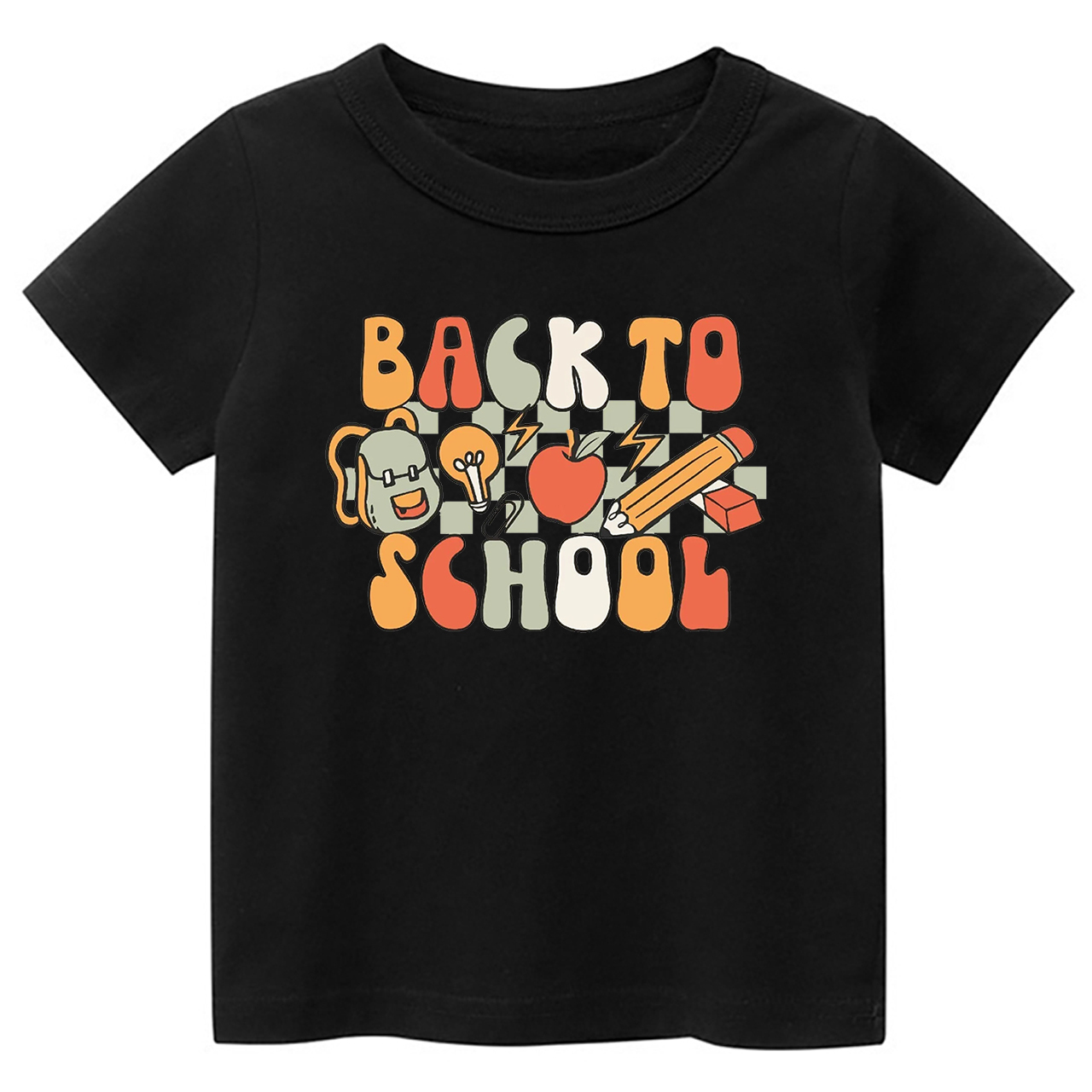 Backpack Apple Pencil Back To School Kids Shirt