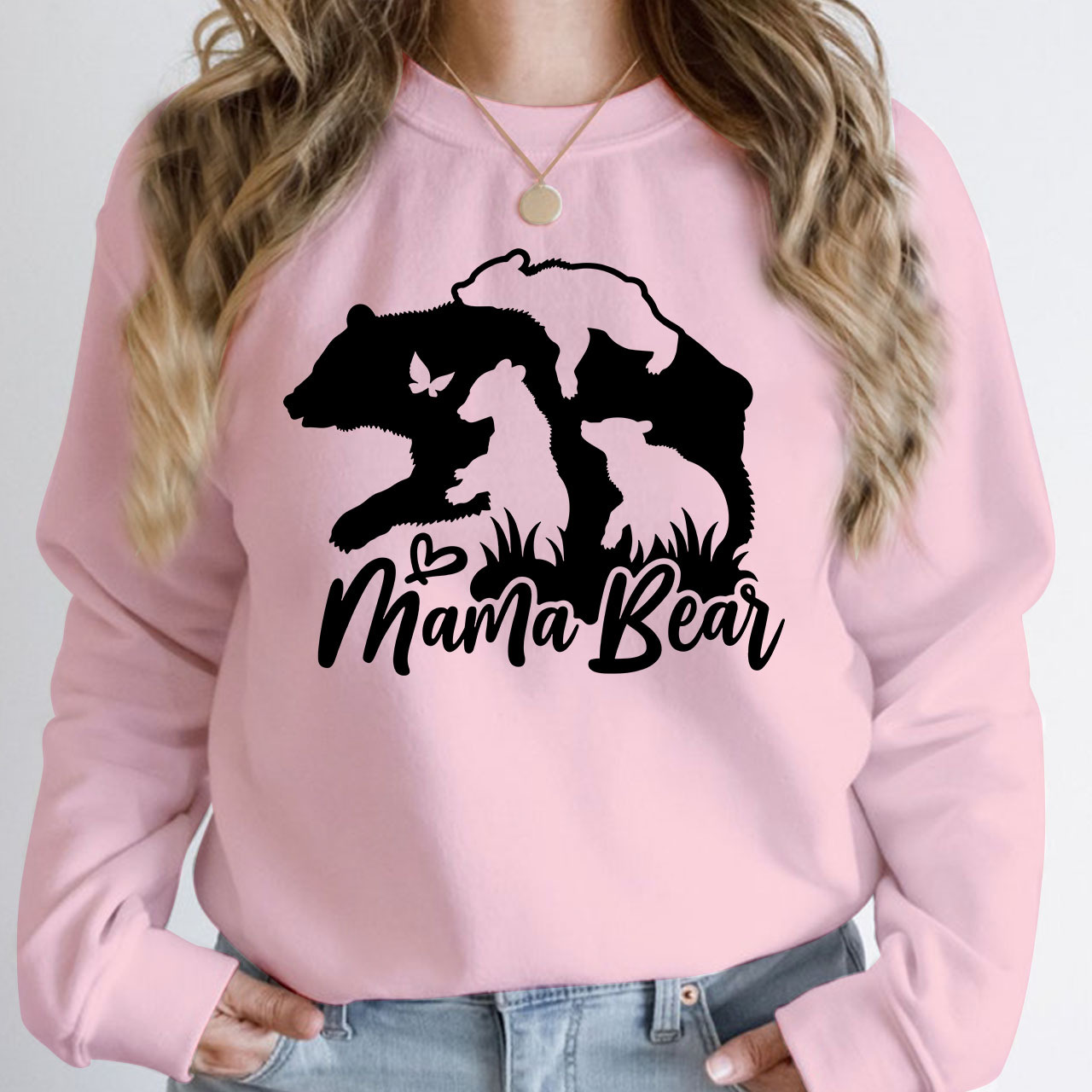 Three Cubs Mama Bear Sweatshirt