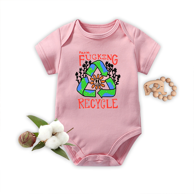 Please F**king Recycle Bodysuit For Baby
