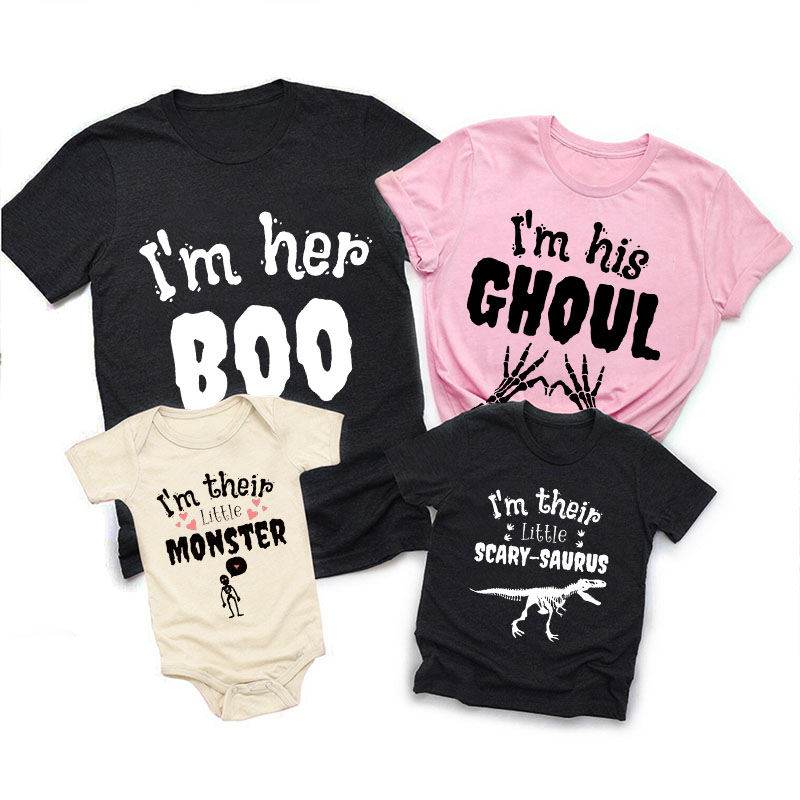 Halloween She's My Ghoul Family Matching T-Shirts