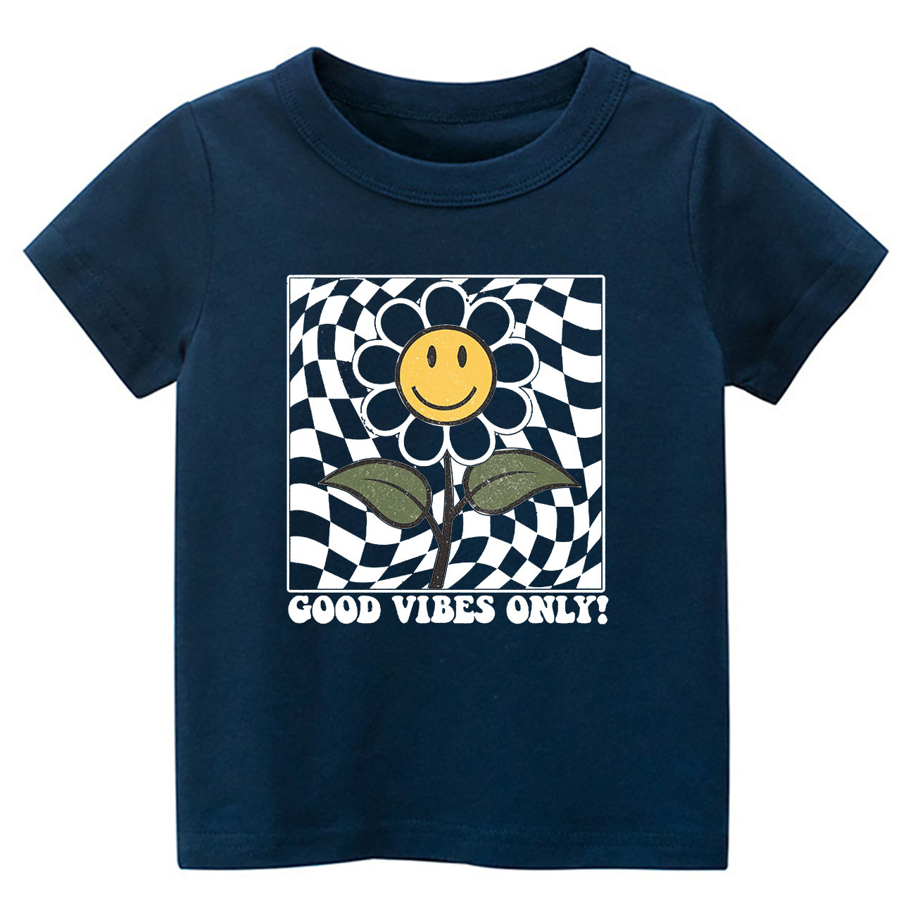 Retro Daisy  Good Vibes Toddler Shirt
