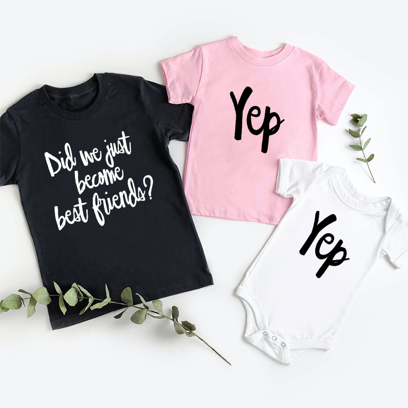 Become Best Friends Siblings Family Matching Shirt