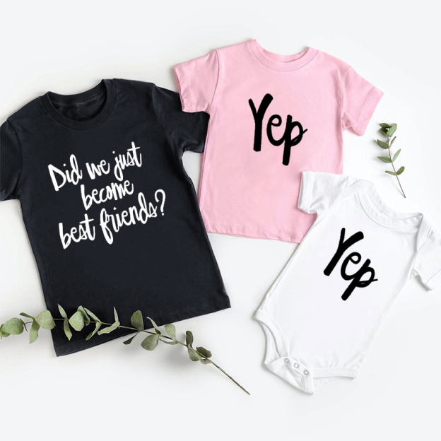 Become Best Friends Siblings Family Matching Shirt