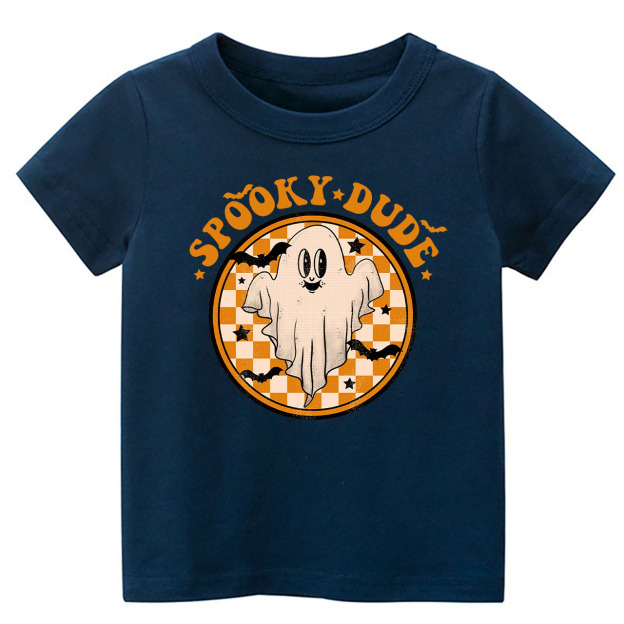 Retro Halloween Spooky Dude Fall Toddler Tees