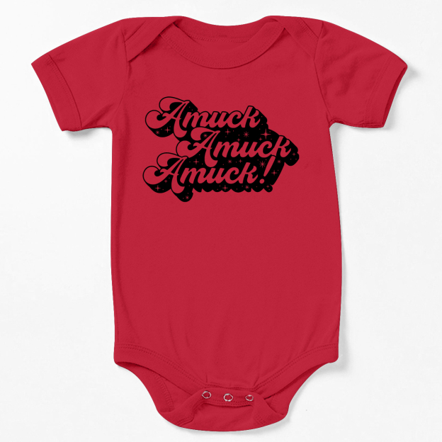Amuck Retro Hocus Pocus Halloween Baby Bodysuit
