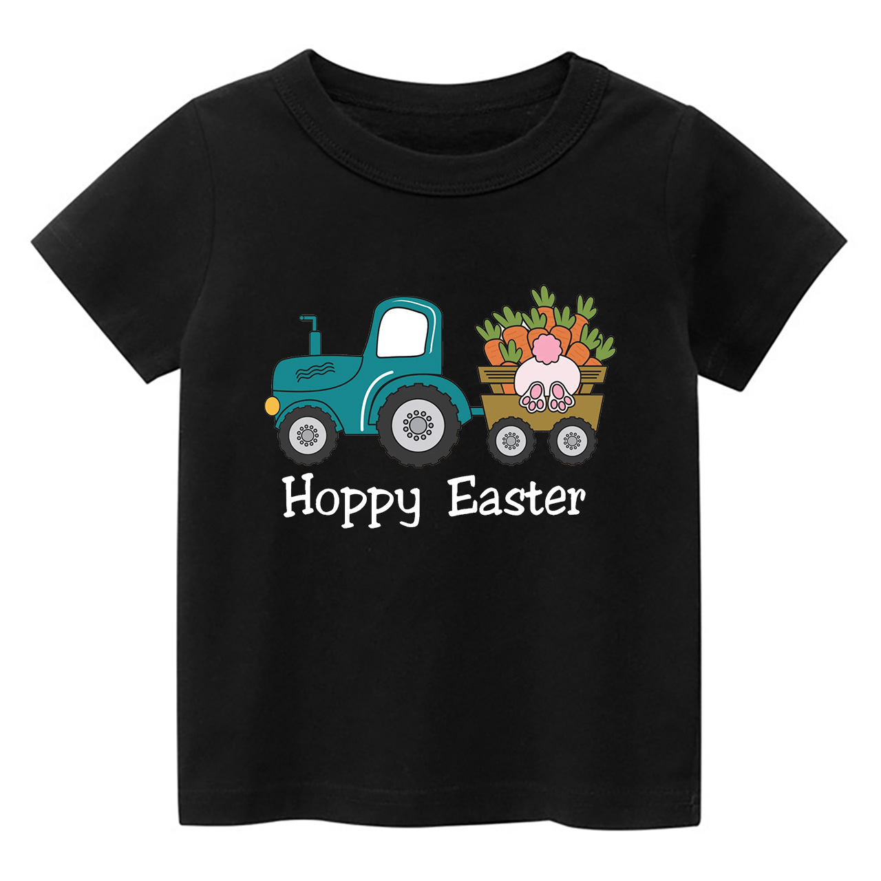Truck With Carrot Rabbit Lover Easter Toddler Shirt