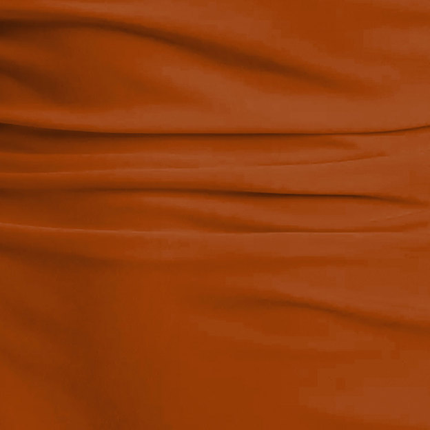 Autumn Orange Two-Piece Pajama Set For Kids