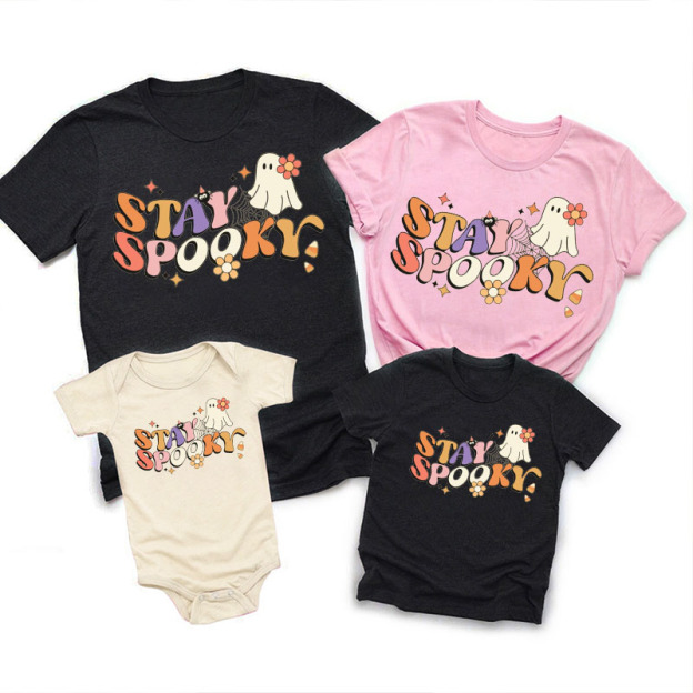 Halloween Party Stay Spooky Matching Family Tees