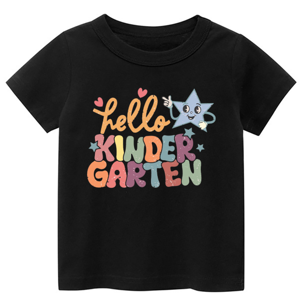 Hello Kindergarten Back To School Kids Shirts