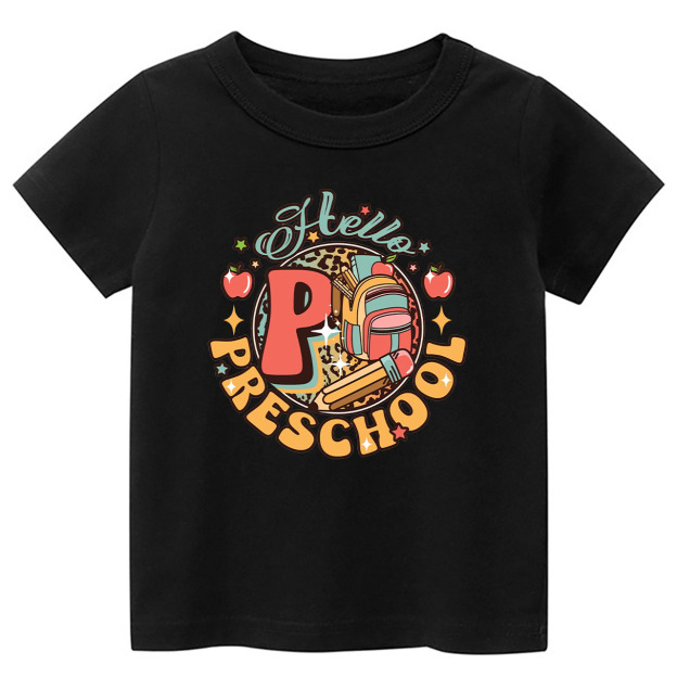 Hello Preschool Back To School Kids Shirts