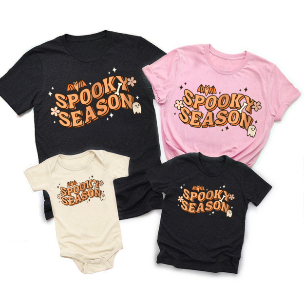 Halloween Spooky Season Matching Family Shirts