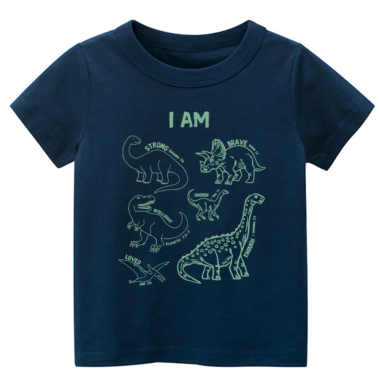 Dinosaurs Affirmation Words Kids Shirt