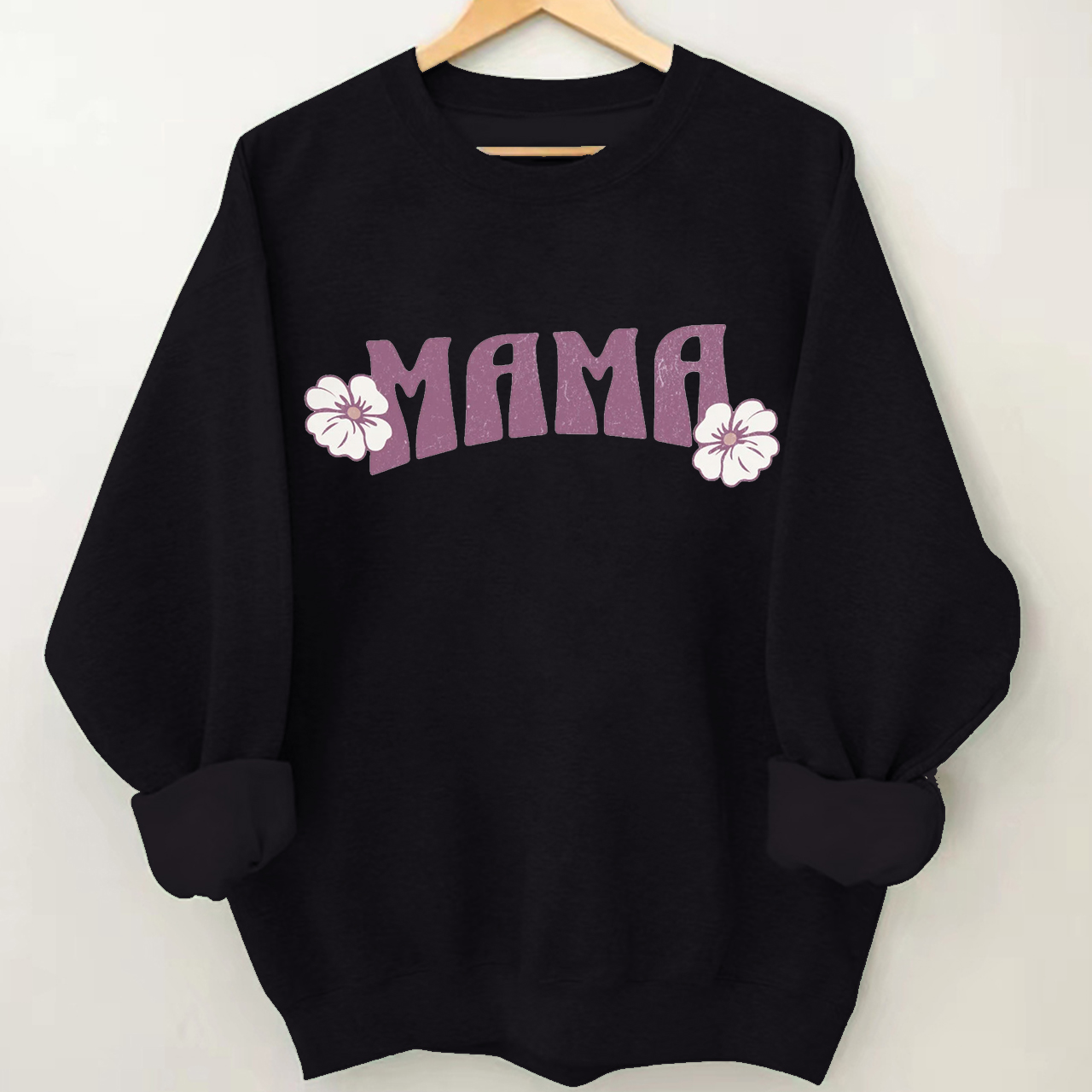 Retro Mama&Flower Sweatshirt
