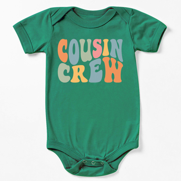 Retro Cousin Crew Bodysuit For Baby