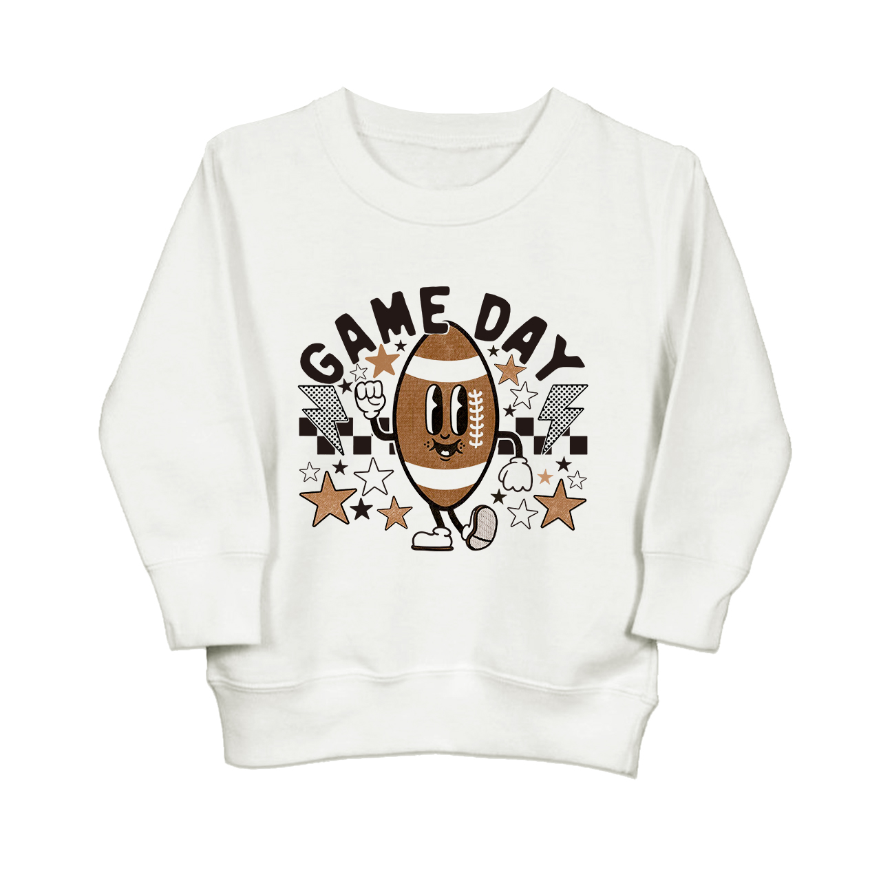 Football Game Day Kids Sweatshirt 