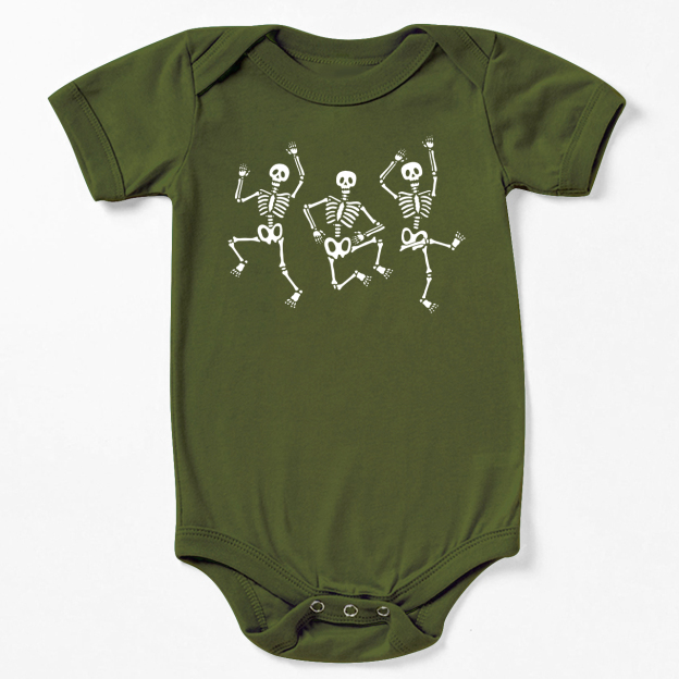 Halloween Skeleton Bodysuit For Baby