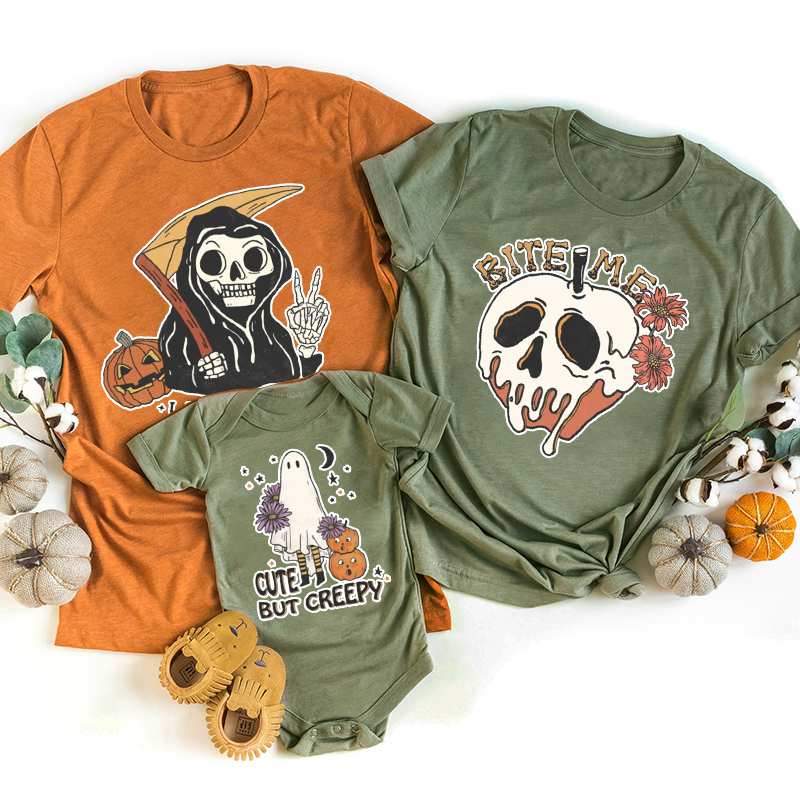 Family Group Halloween Party Tees