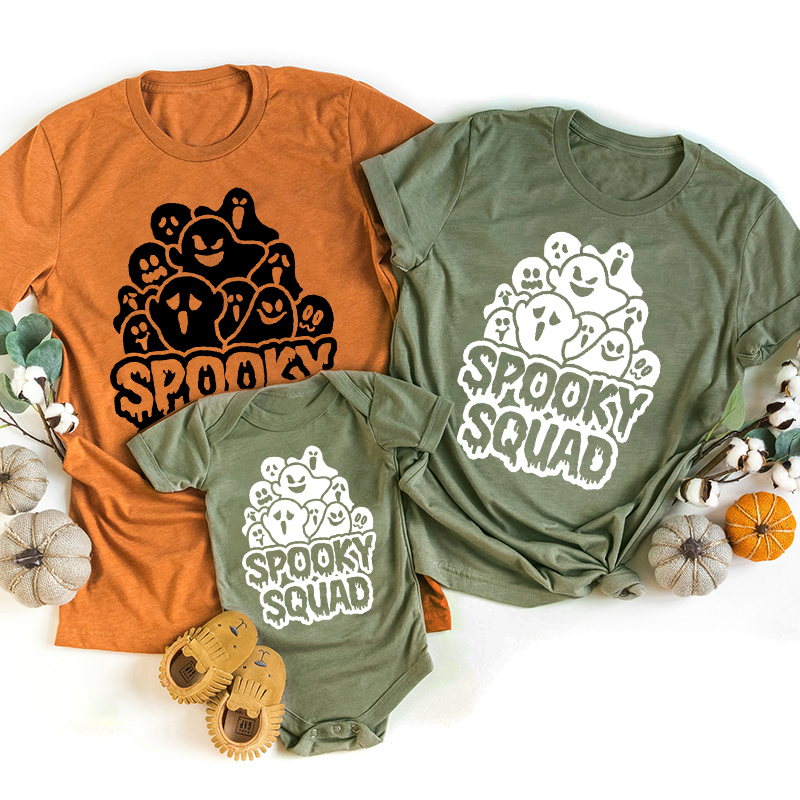 Matching Family Tees Spooky Squad