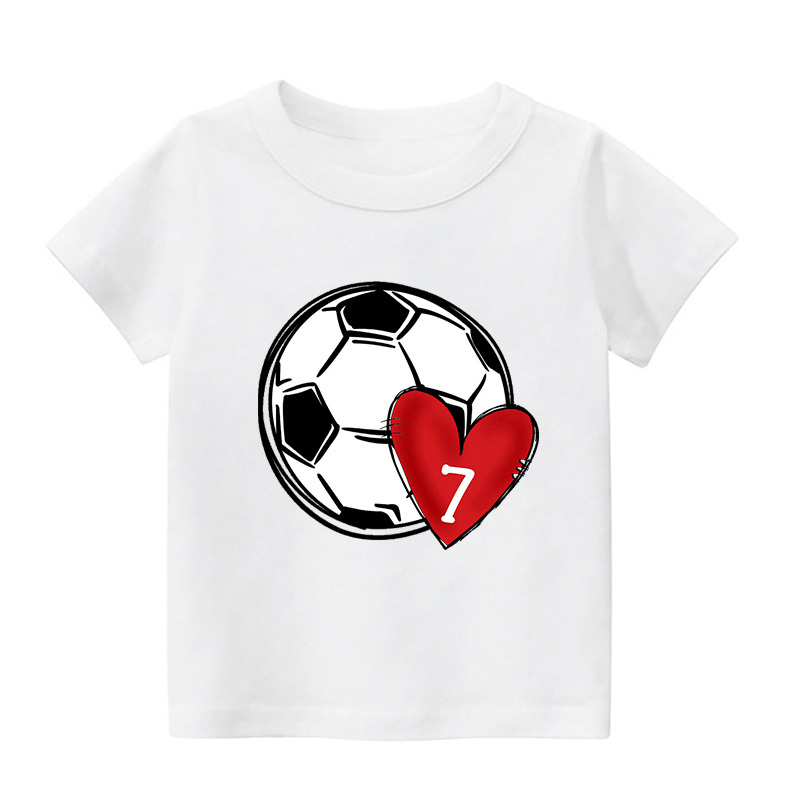 Custom Name&Heart Color Kids Shirt