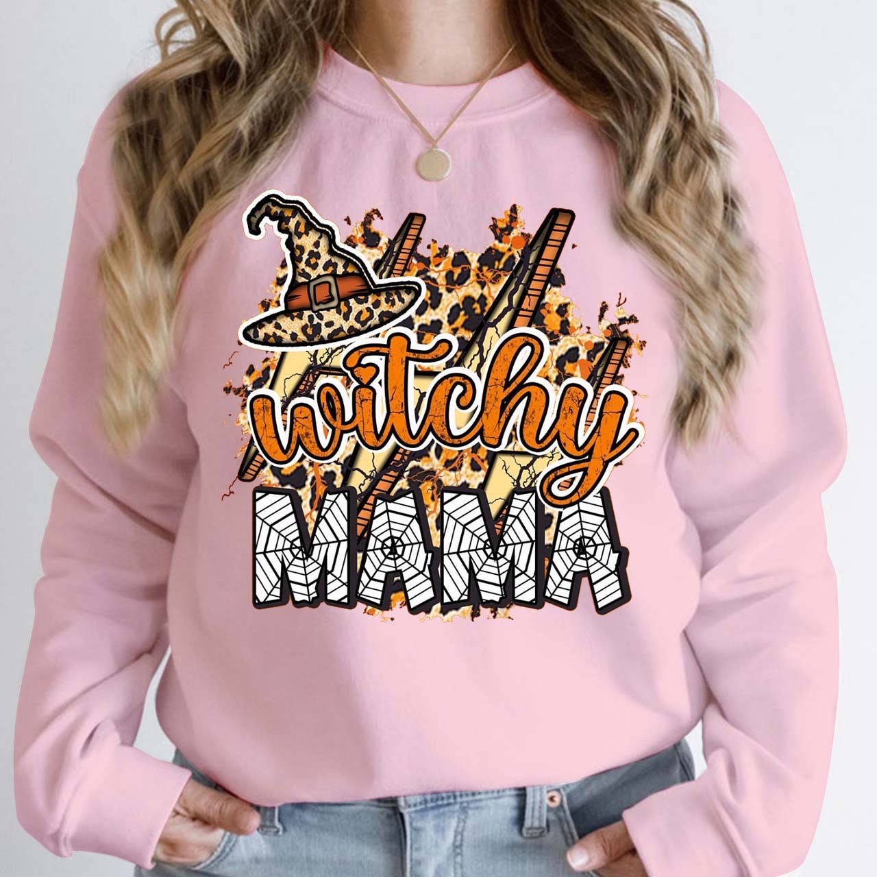 Halloween Witchy Mama Sweatshirt For Mama