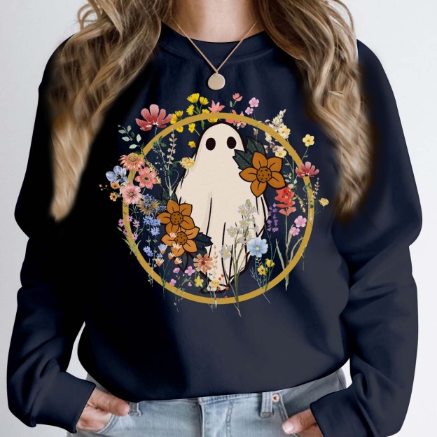 Wildflower Halloween Mama Sweatshirt For Mama