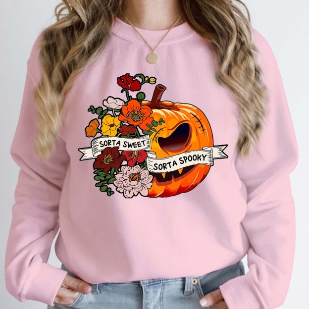 Halloween Sweet Sorta Spooky Sweatshirt For Mama