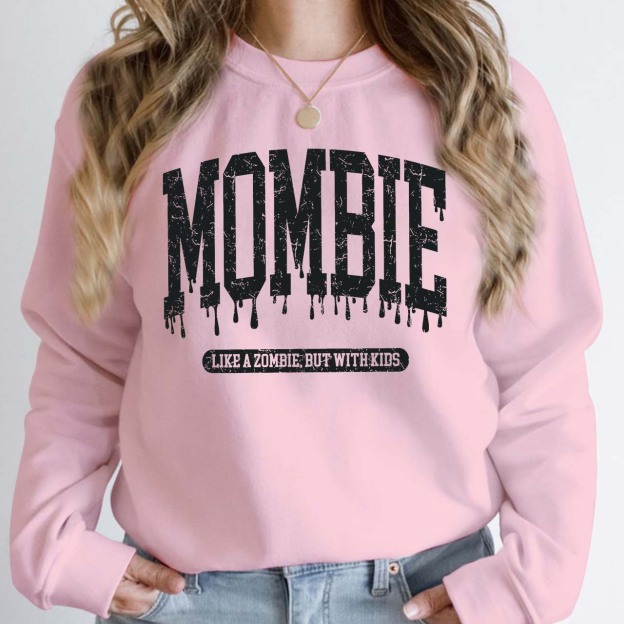 Halloween Mombie Like A Zombie But With Kids Sweatshirt For Mama