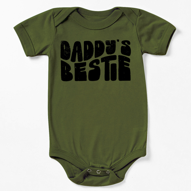 Daddy's Bestie Bodysuit For Baby
