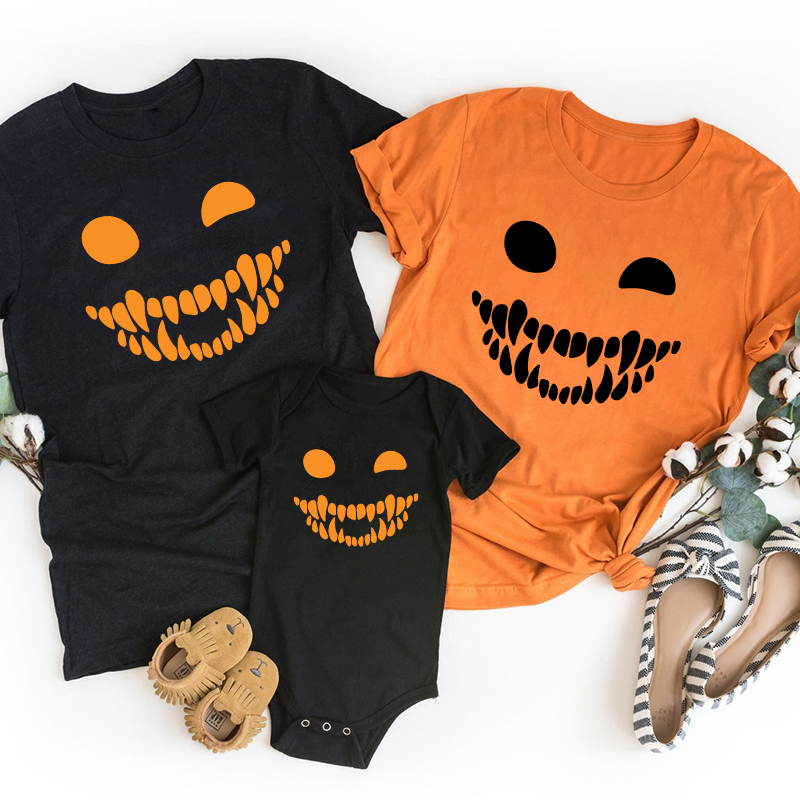 Scary Face Halloween Party Tees