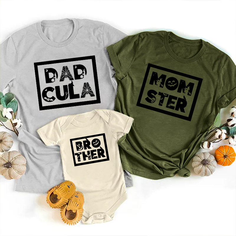 Funny Halloween Personalized Family Reunion Matching Shirts