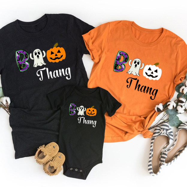Boo Crew Halloween Family Matching Shirts