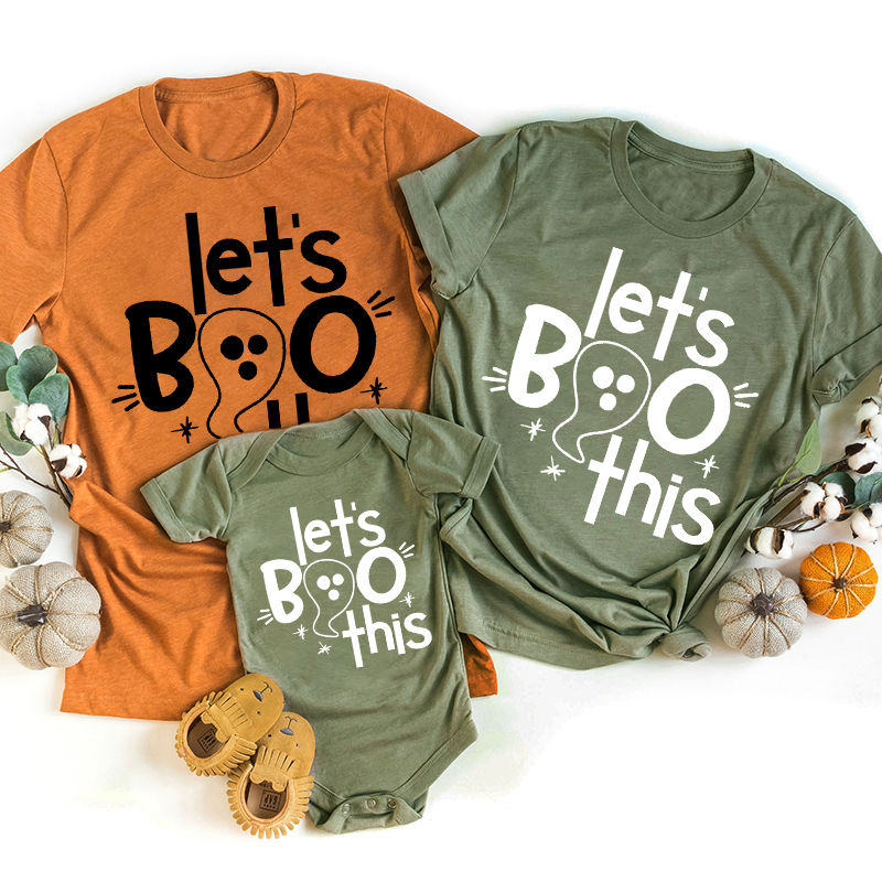 Let's Boo This Halloween Matching Shirts