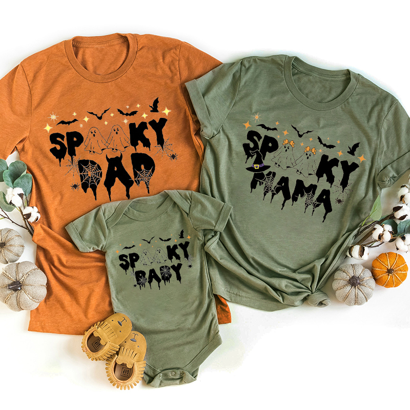 One Spooky Halloween Matching Shirts