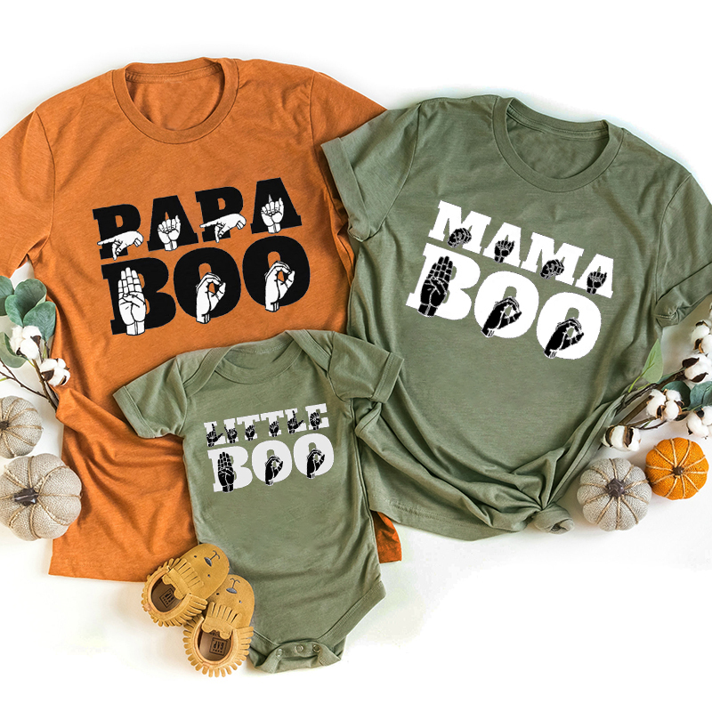 Sign Language Halloween Matching Shirts