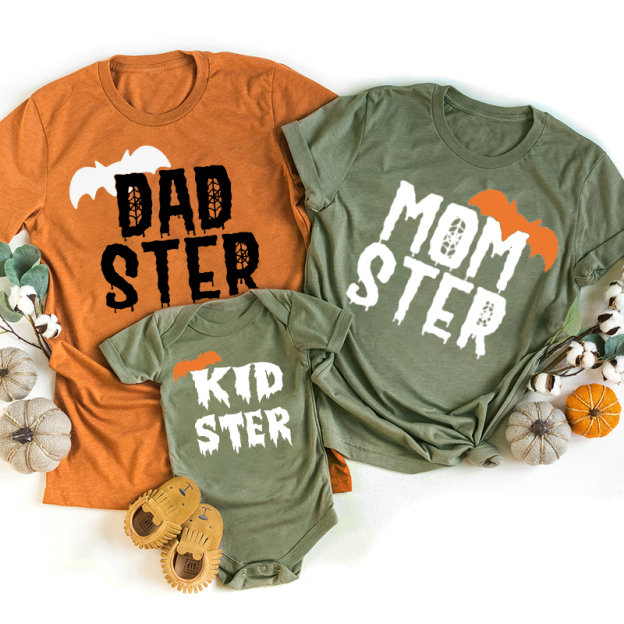 Family Ghost Halloween Matching Shirts