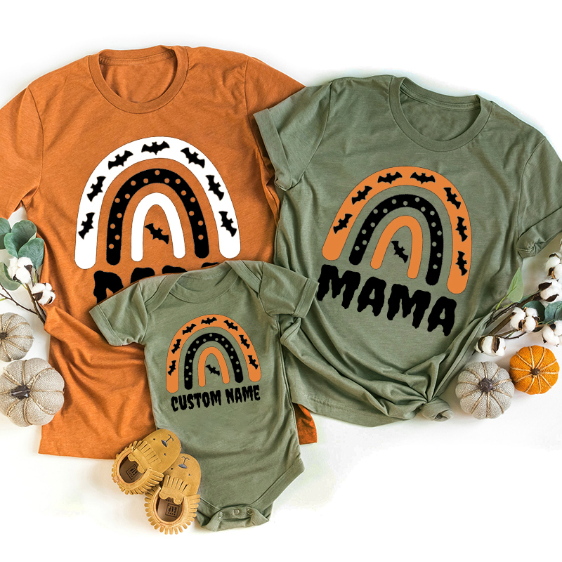 Rainbow Halloween Matching Shirts