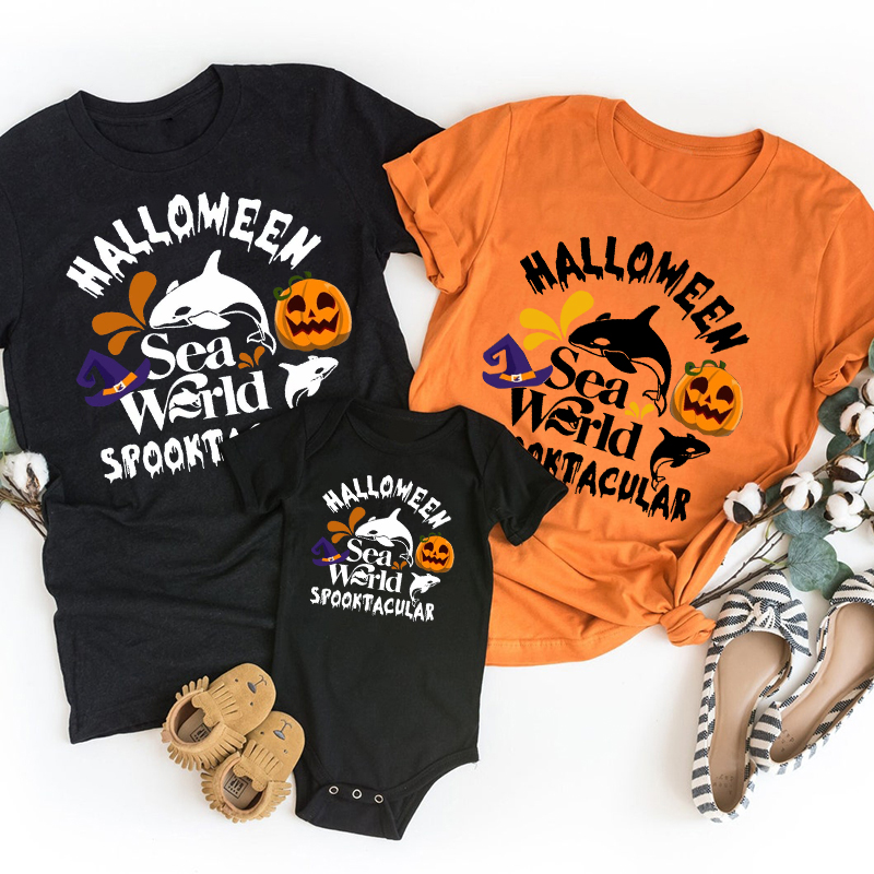 Sea World Halloween Matching Shirts