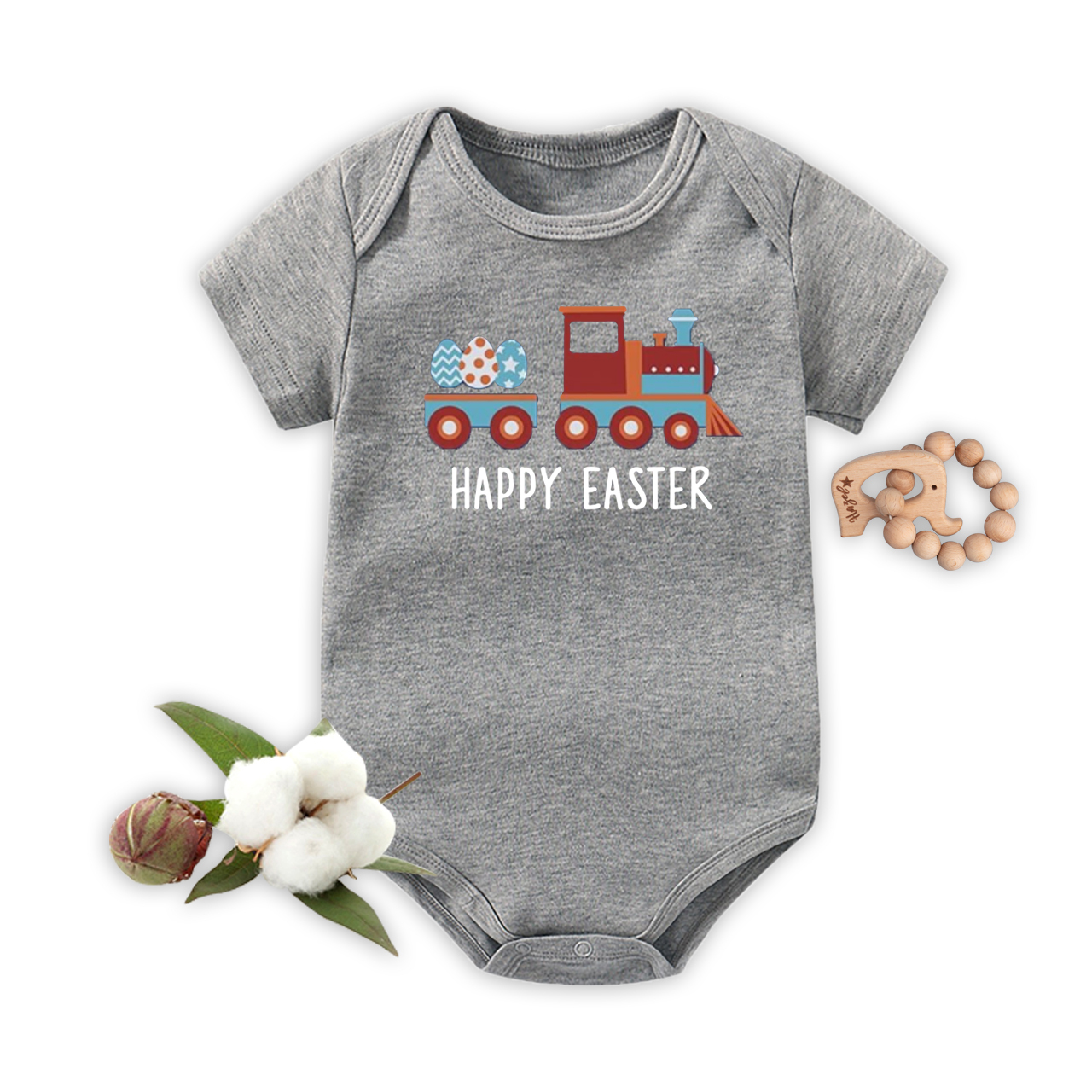 Easter Egg Hunt Train Costume Baby Bodysuit