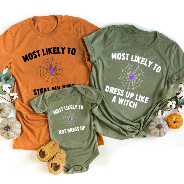 Most Likely To Personalized Halloween Matching Shirts
